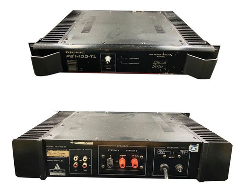 Amplificador Unic Pb 1400 tl 250 Watts Rms 8ohms Mordeno Parcelamento amplificador-unic-pb-1400-tl-250-watts-rms-8ohms-mordeno-parcelamento