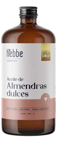 Aceite De Almendras Dulces, Uso Cosmético, 1 Litro