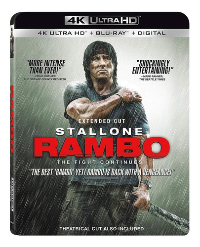 Rambo Regreso Al Infierno 4k Uhd Nueva E Importada 