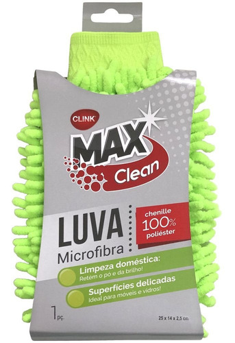 Luva Microfibra Multiuso Lava Carro Limpeza Doméstica