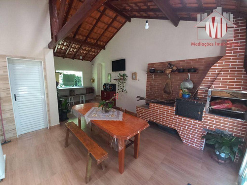 Imagem 10 de 30 de Chácara Com 3 Dormitórios, Arborizada, Churrasqueira, Jardim, Pomar, À Venda, 1452 M² Por R$ 390.000 - Pedra Bela - Pedra Bela/sp - Ch1193