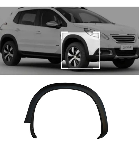 Moldura Paralama Direito Original Peugeot 2008 2015 A 2019