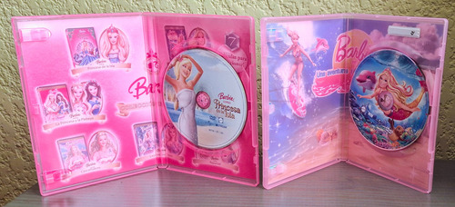 Barbie:una Aventura De Sirenas 2/princesa De La Isla,2 Dvd's (Usado)