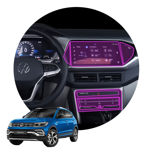 Protector Interior Ppf para Vw Taigun 2023 Color Transparente Gadget Collection Mx GC-PTPUVWT23