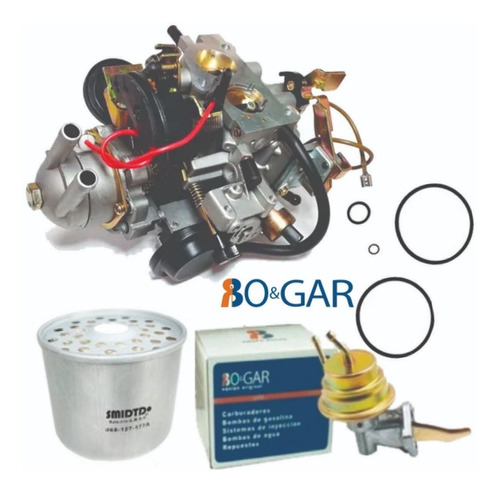 1 Carbu De 2 Gargantas Bomba Gas Vw Combi 1.8l 87-92