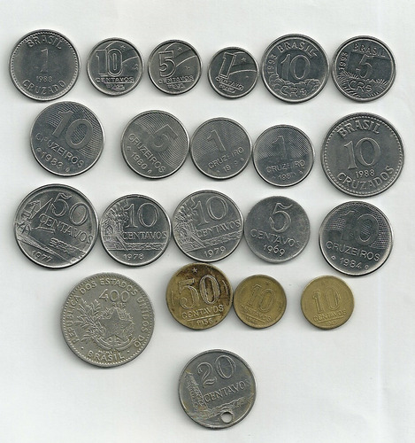 10 Centavos 1945 1948 1978 1979 1989 +5 Centavos 1969 +14moe