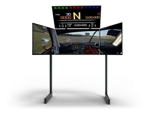 Soporte Stand 4 Monitores Para Simulador Elite Quad Monitor