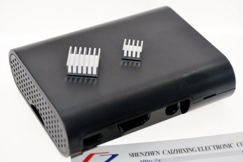 Imagen 6 de 6 de Case Raspberry Pi B+ O Raspberry Pi 2 Carcasa + Disipadores