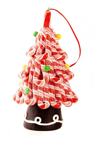 Imagen 3 de 6 de Adornos Navideños Running Árbol De Caramelos Y Esferas