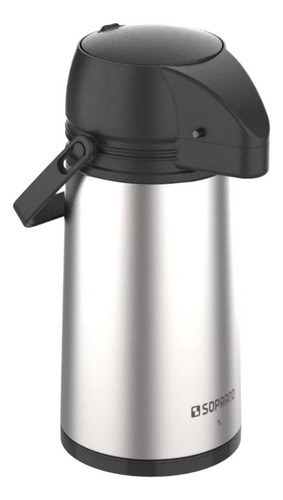 Garrafa Térmica Aço Inox 1l Soprano Design Moderno Café Chá