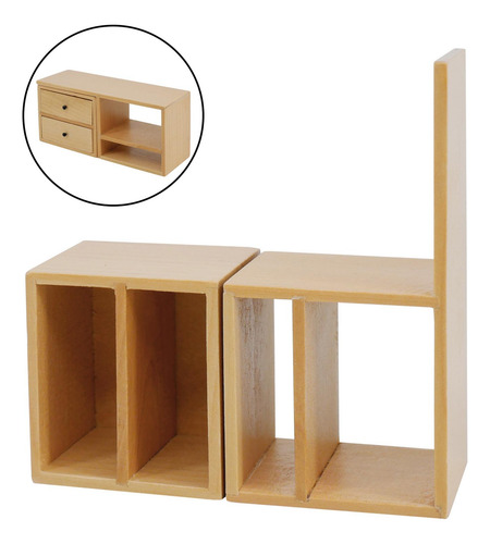 Imagen 10 de 12 de Casa De En Miniatura Muebles De Cocina Refrigerador +