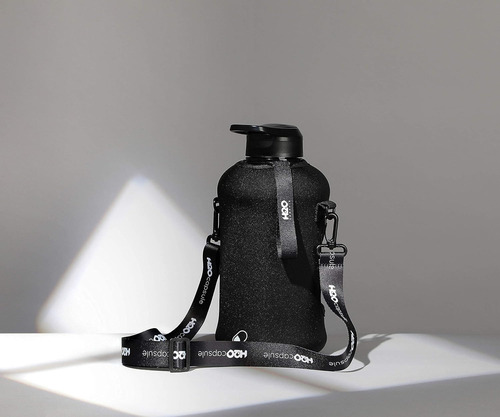 Botella H2o Capsule, Con Popote Y Funda , 2.2 L