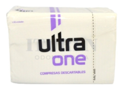 Compresas Descartables 3 Capas 50u Ultra One Odontología