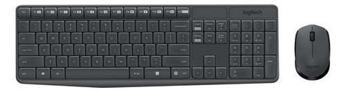 Kit De Teclado Y Mouse Inalámbrico Logitech Mk235 Español 