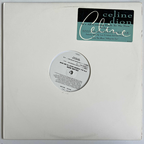 Celine Dion - It's All Coming Back To Me Now  12'' Promo Us