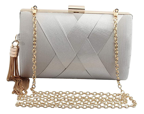 Clutch De Noche De Seda Para Mujer