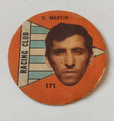 Figurita Álbum Fulbito De 1964 De Racing Club Martin 