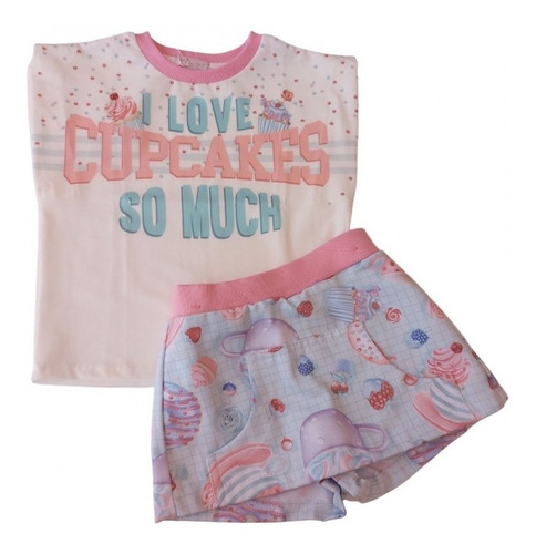 Conjunto Infantil Verão Docinhos Mon Sucré Soft Candy 20136