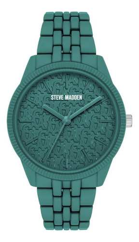 Reloj Pulsera Mujer  Steve Madden Sm1029teal Verde