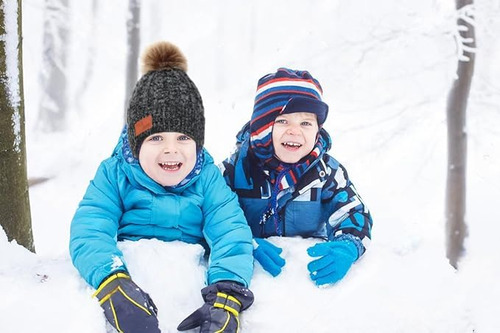Gorro Invierno Para Niños,conjunto Bufanda Y Gorro Guantes