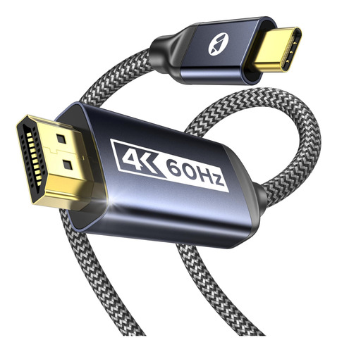 Warrky Cable Usb C A Hdmi De 6 Pies, Hdr [carcasa De Alumini