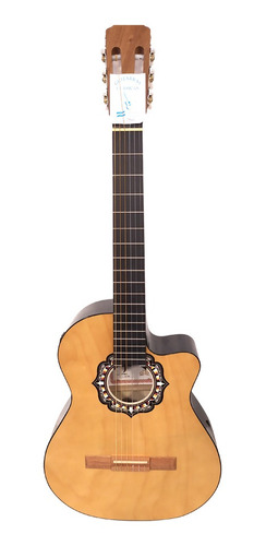 Guitarra Clasica Fonseca Modelo 39kec Corte Y Eq