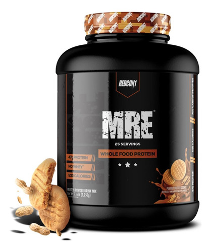Polvo De Proteína Mre Redcon1, Galleta De Mantequilla De Man