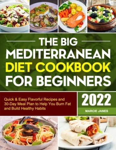 Book : The Big Mediterranean Diet Cookbook For Beginners _d