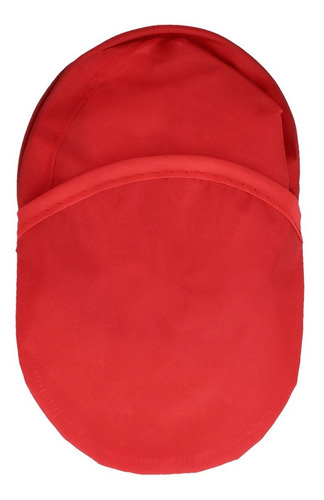 Paquete De 10 Frisbee Plegable De Tela Color Rojo
