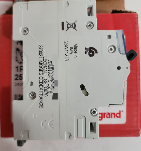 Interruptor Automatico 1p 10a Curv C 25ka Ref 409754 Legrand