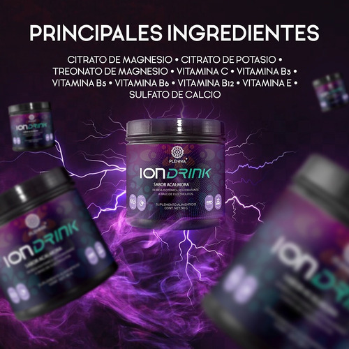 Ion-drink || Electrolitos, Vitaminas, Minerales Y Rehidrata