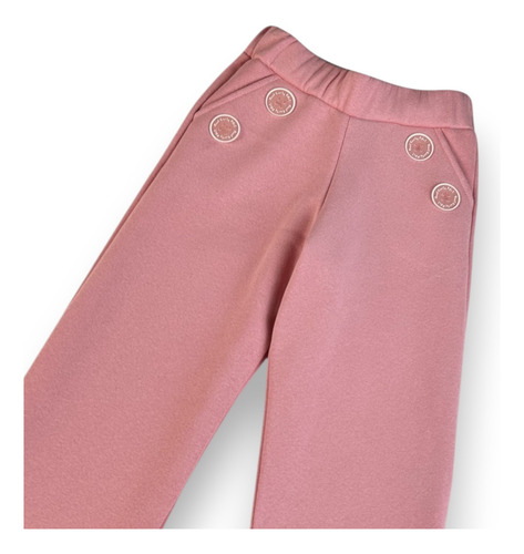 Pantalón De Invierno Frizado Recto Para Nena De 4 A 12 Años