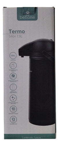 Termo Behome Sifón 1.9l - Capacidad 1.9 Litros