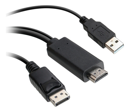 Cable Convertidor De Hdmi A Displayport Activo 4k