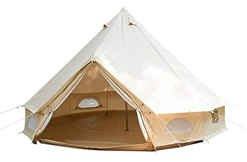 Carpa De Lona Impermeable Con Estufa Para Glamping