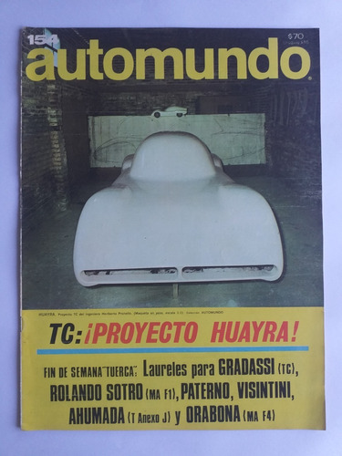 Revista Automundo Nro. 154 - Abril 1968 *