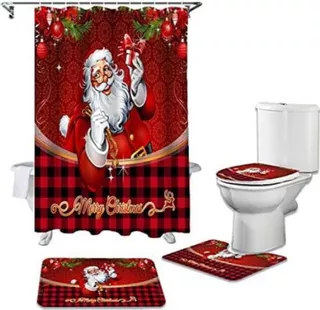 Perdecor Shower Curtain And Rugs Set For Bathroom,buffalo Pl