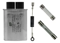 Comprar Kit Capacitor 0,80uf+diodo+fusível Cerâmica+fusível Vidro