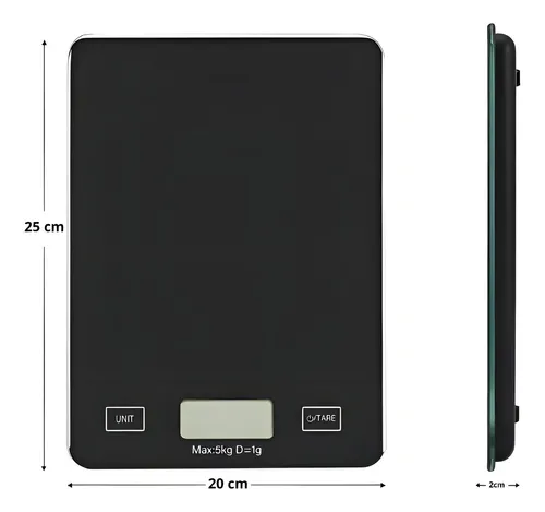 Gramera Digital Pesa Gramera Cocina Pesa Alimentos 5kg/0.01g
