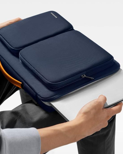 Bolso De Hombro Tomtoc 360° Protección Premium Para Portátil