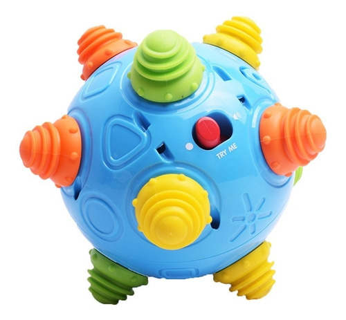Pelota Vibradora Saltarina Para Bebe Didactico Vibra Ball