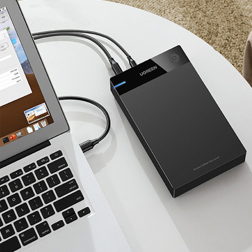 Case Ugreen Externa Usb 3.0 P Hdd Sata 3.5 Pol 5gbps Preta