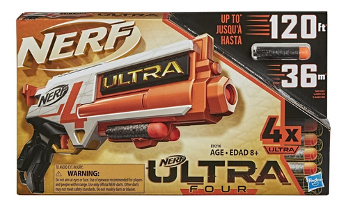 Pistola De Juguete Hasbro Nerf Lanzador Ultra Four +8