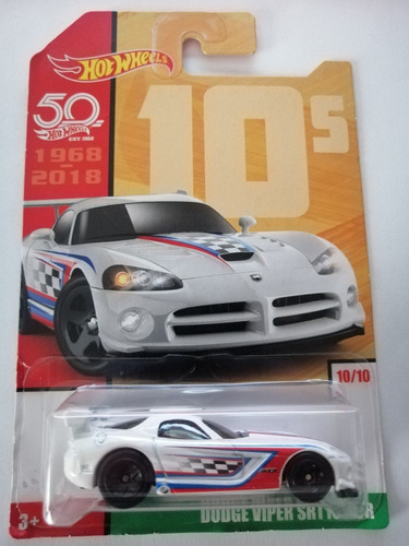 Hot Wheels 50 Aniversario Dodge Viper Srt Acr 10/10