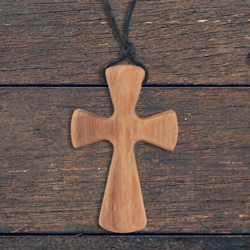 - V Collar De Cruz De Madera, Crucifijo De Madera, Regalo