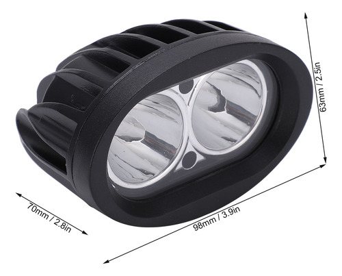 Niebla Led De Doble Cabezal, 4 Pulgadas Y 20 W, Para Automóv