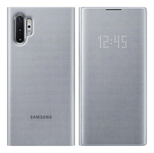 Samsung Galaxy Note 10 Plus Funda Flip Led View Cover Color Plata
