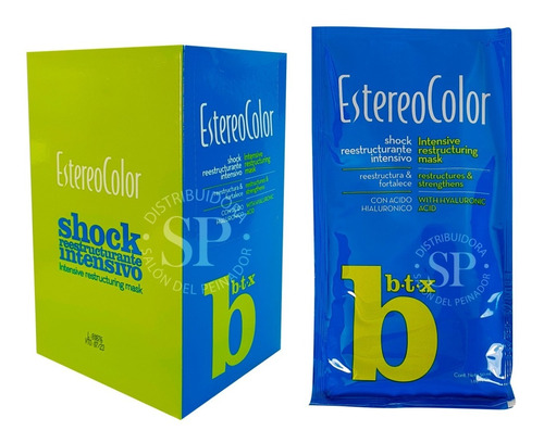 Estereo Color Shock Reestructurante Intensivo Btx. Caja X 10