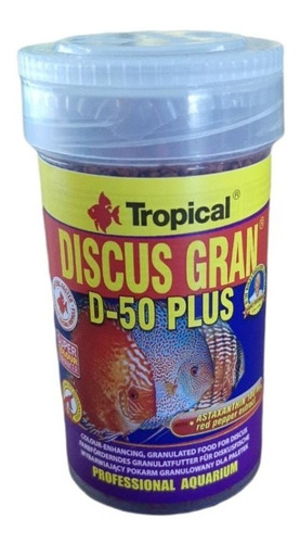 Tropical Discus Gran D-50 Plus 440g Alimento Peces Discus