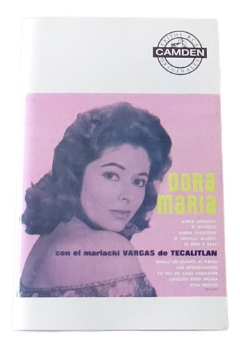 Dora Maria Con Mariachi Vargas Tecalitlan Tape Cassette 1996